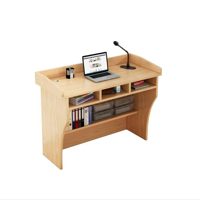 Multimedia Podium, Teacher's Lecture Table, Small Podium, Teacher Training Lecture Table, School Conference Room Podium Table Multimedia Podium, Teacher's Lecture Table, Small Podium, Teacher Training Lecture Table, School Conference Room Podium Table