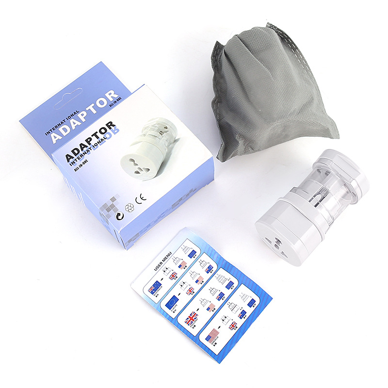 Enchufe de conversión universal global enchufe multifunción enchufe de viaje estándar británico estándar americano estándar europeo enchufe convertidor