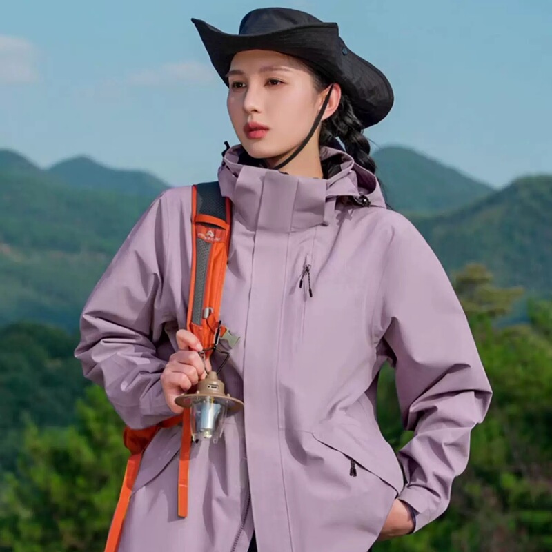 Tmall Same Style Women's Windproof and Waterproof Three-In-One Detachable Lightweight Inner Jacket Workwear