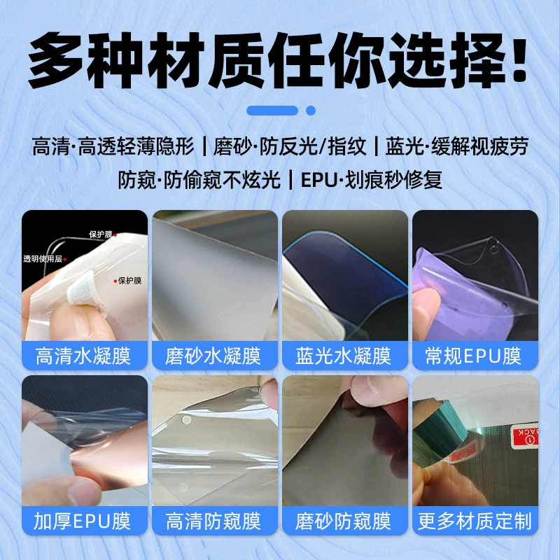 Подходит для Honor X90/X60GT, защитная позиционирующая наклейка, HD гидрогелевая пленка X8C EPU, пленка для ремонта царапин, матовая пленка конфиденциальности