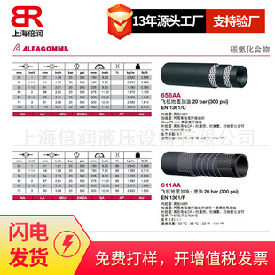 Supply imported Alfagma ALFAGOMMA industrial pipe suction pipe water transmission rock powder methane emission 225AA