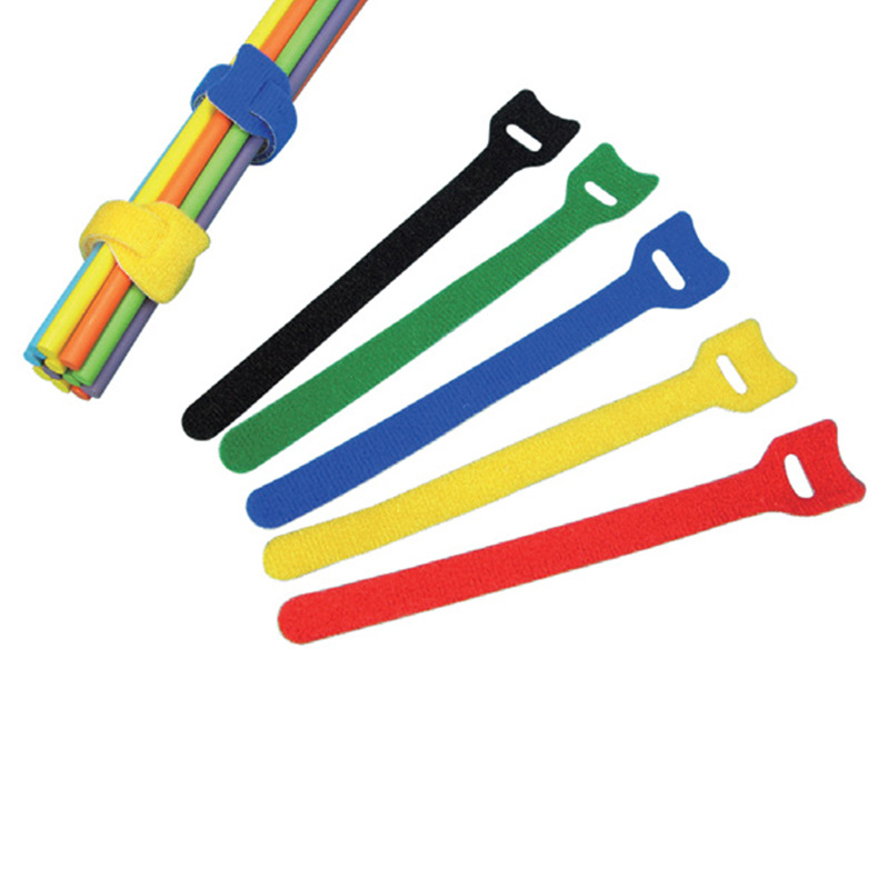 MGT型粘扣式扎线带 彩色尼龙扎带服装辅料背对背魔术贴理线带