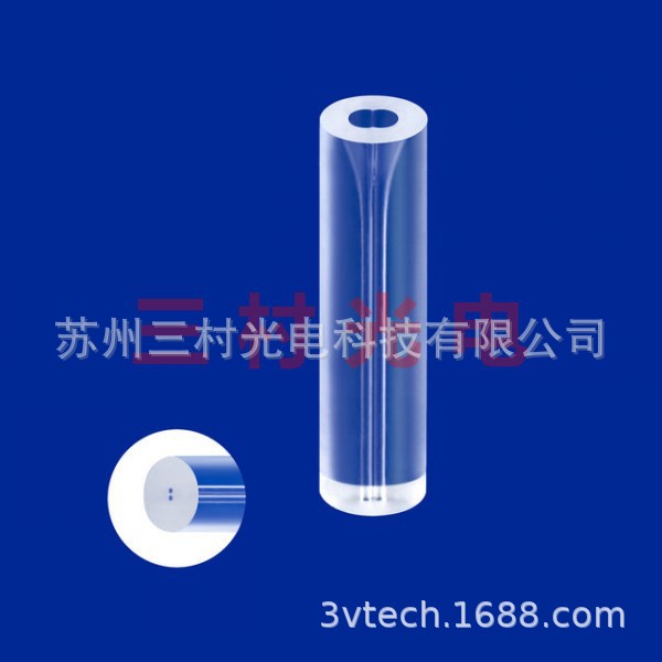 双芯光纤毛细管 玻璃插芯 内径/外径/长度可按照要求生产