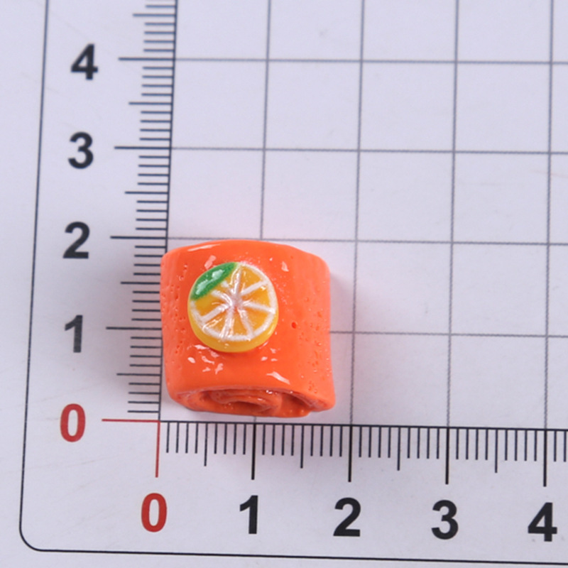 小花奶油双层蛋糕树脂配件 奶油胶diy发饰头绳手机壳摆件吊坠装饰|undefined