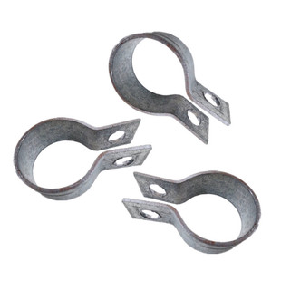 Thickened Pipe Clamp Galvanized Grounding Electrostatic Pipe Clamp Hanging Ring Steel Pipe Cross Grounding Clamp Dn15-Dn200
