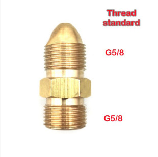 Cylinder Valve Manifold Adapter Two-Head G5/8 Oxygen Bottle Valve Adapter Adapter