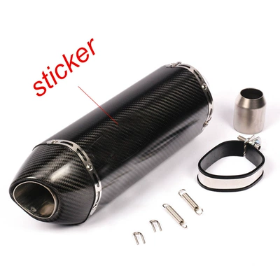 Carbon Fiber Motorcycle – Exhaust pipe - d-r77-full-real-carbon