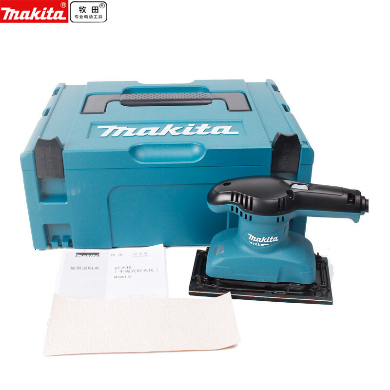 Muchieda Muchieda lijadora de placa lijadora BO3700 lijadora de arena pintura de carpintería remoción de bordado M9201B eléctrica