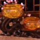 Fortune-making cornucopia crystal ornaments colored glaze fortune-making home decoration citrine handicraft opening ceremony gift