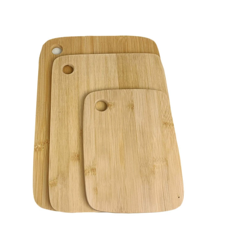 Bamboo Cutting Board, Solid Wood Rectangular, Dual-Use Fruit & Food Prep, 20×15–33×24 cm