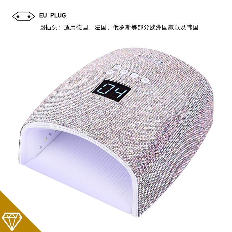 Nuevos productos transfronterizos S10 taladro inalámbrico almacenamiento de luz de manicuras máquina de fototerapia 66W alta potencia manicuras lámpara