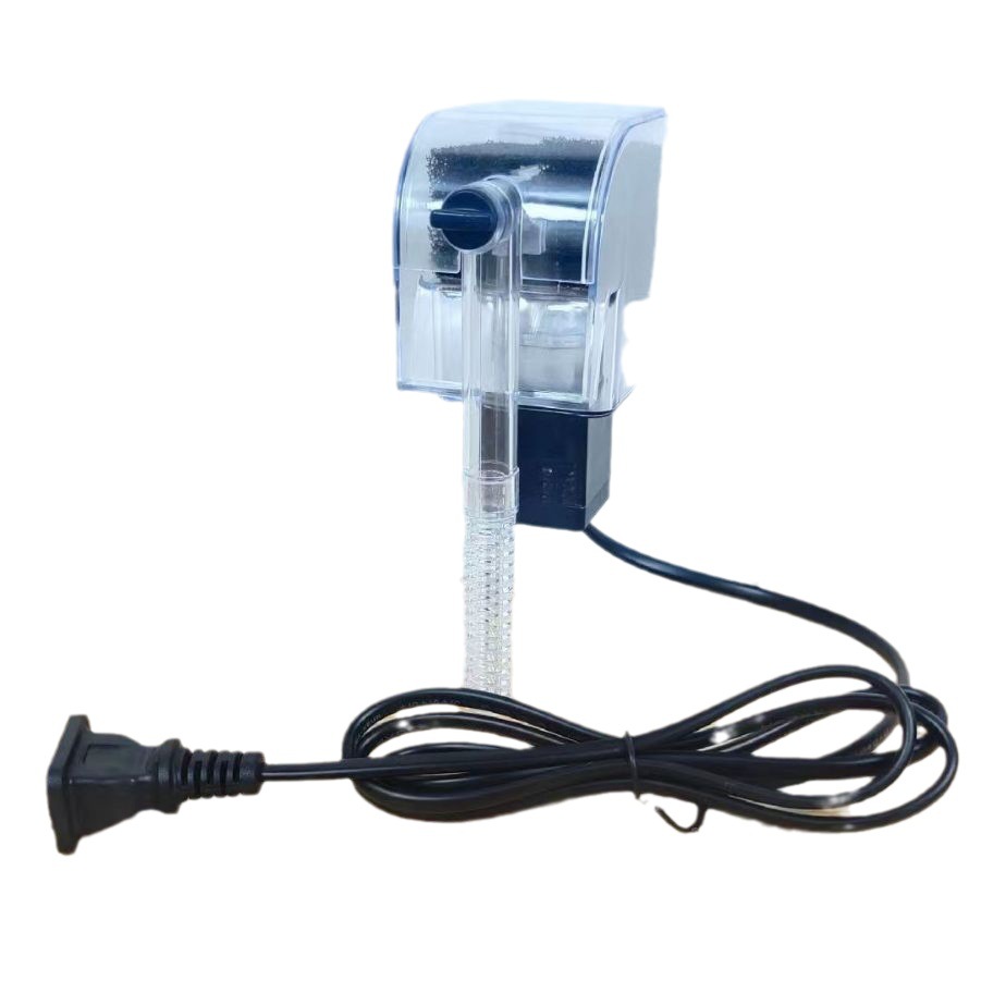 Mini filtro externo para acuario, directo del fabricante, filtro pequeño para acuario de pared, sistema de circulación de acuario tres en uno. image 6