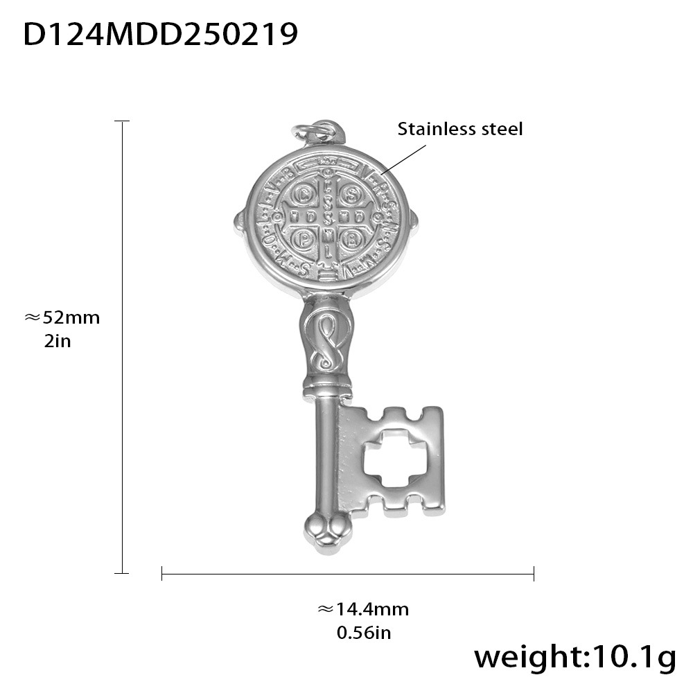 Moda misteriosa OL estilo personalidad colgante de acero inoxidable 18k oro real transfronterizo solo para los fabricantes de bombas europeas y americanas al por mayor