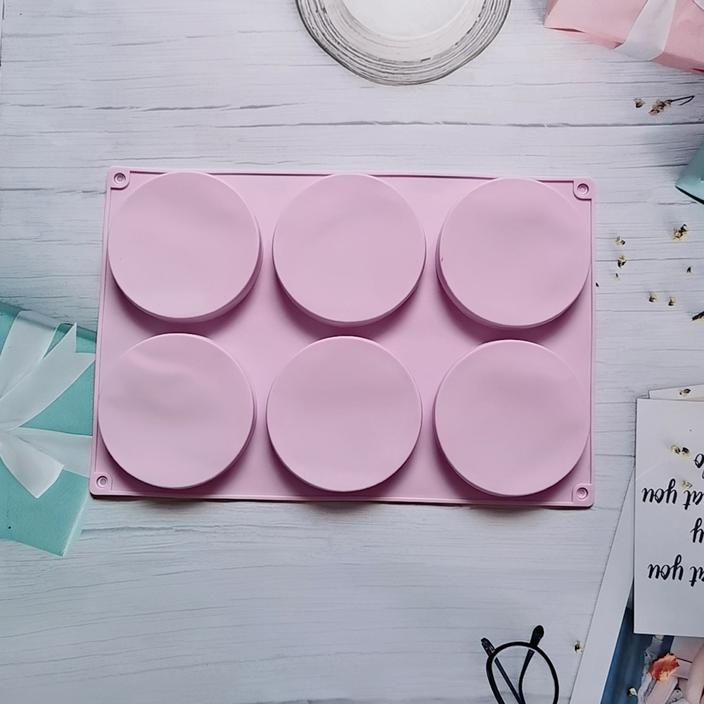 6 discos 153 pastel chocolate molde de silicona molde de postre decoración de pastel de cocina horneador Ma Green