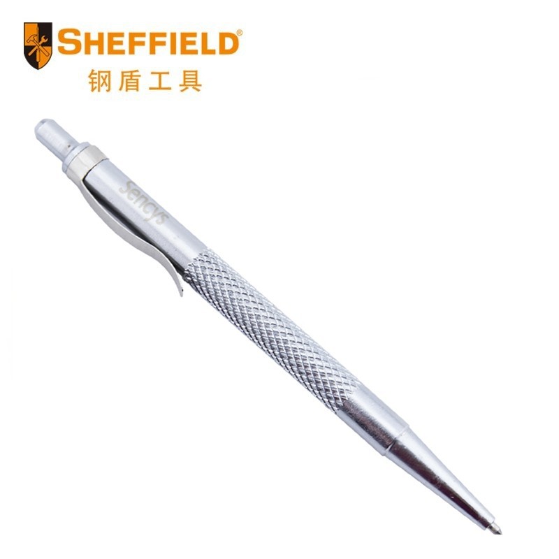 钢盾 S080111 合金划线器金属画线笔钨钢头金属划笔便携式标记笔