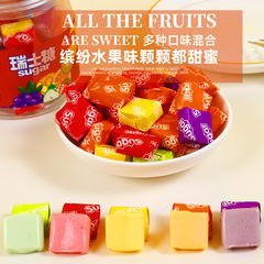 Mixed Fruit Swiss Candy Juice Gummies, Thailand-Style Durian Candy, Internet-Famous Candy, New Year Treat, Satisfying Snack
