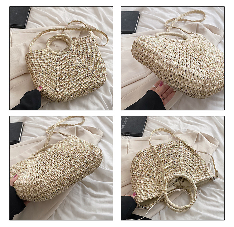 1440g Weight Women's Straw Streetwear Straw Bag