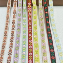 复古民族提花织带手工包边刺绣花卉丝带服装包包鞋帽diy织带辅料