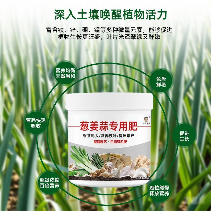 姜蒜蔬菜葱姜蒜专用肥料大蒜肥厚葱蒜膨大种菜缓释肥料有机肥颗粒|undefined