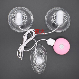 Rechargeable Breast Massager, Double- or Three-Head Shock-Absorbing, Multi-Frequency Stimulation