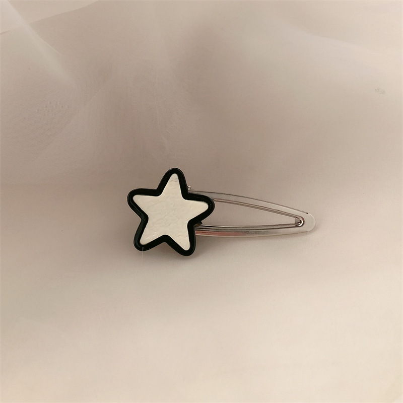 Dulce cool chica estrella intestino delgado cabello anillo de cabeza cuerda de banda de goma de alta elasticidad adornos de cabello de cabello de pentacolas cuerda de caballo