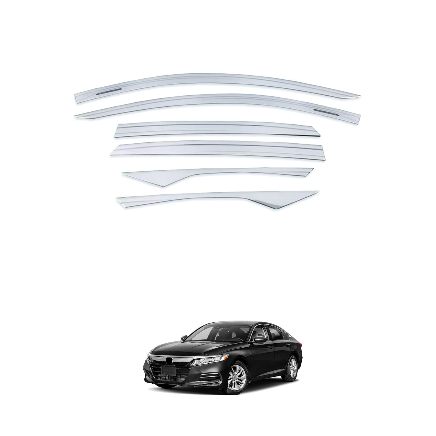 Aplicable al protector de lluvia Accord, protector de lluvia Yingshipai, protector de lluvia Honda Accord Window Deflectors