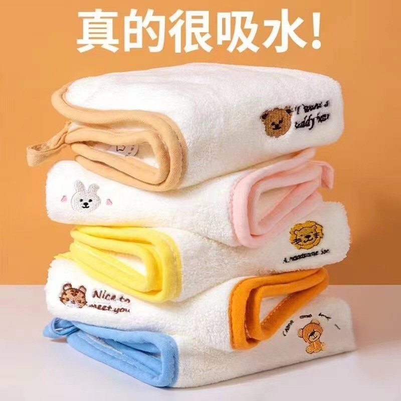 Baby towel soft newborn baby wash face small square towel children's handkerchief kindergarten wipe face towel small towel Baby towel soft newborn baby wash face small square towel children's handkerchief kindergarten wipe face towel small towel