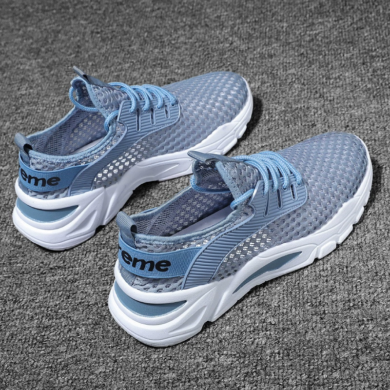 Пляжная обувь, мужская летняя верхняя одежда, дышащие молодежные спортивные сетчатые повседневные сандалии, сабо Baotou, нескользящая толстая подошва