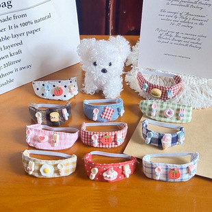 10cm Cute Baby Clothes Micro-Food Series High-Value Accessories Triangle Scarf Cotton Doll Bib Bichon Bib Accessories