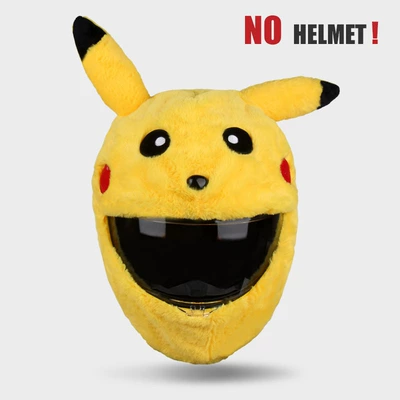 Motosiklet dəbilqələri – and Women Motorcycle Full-Face Helmet - pikachu