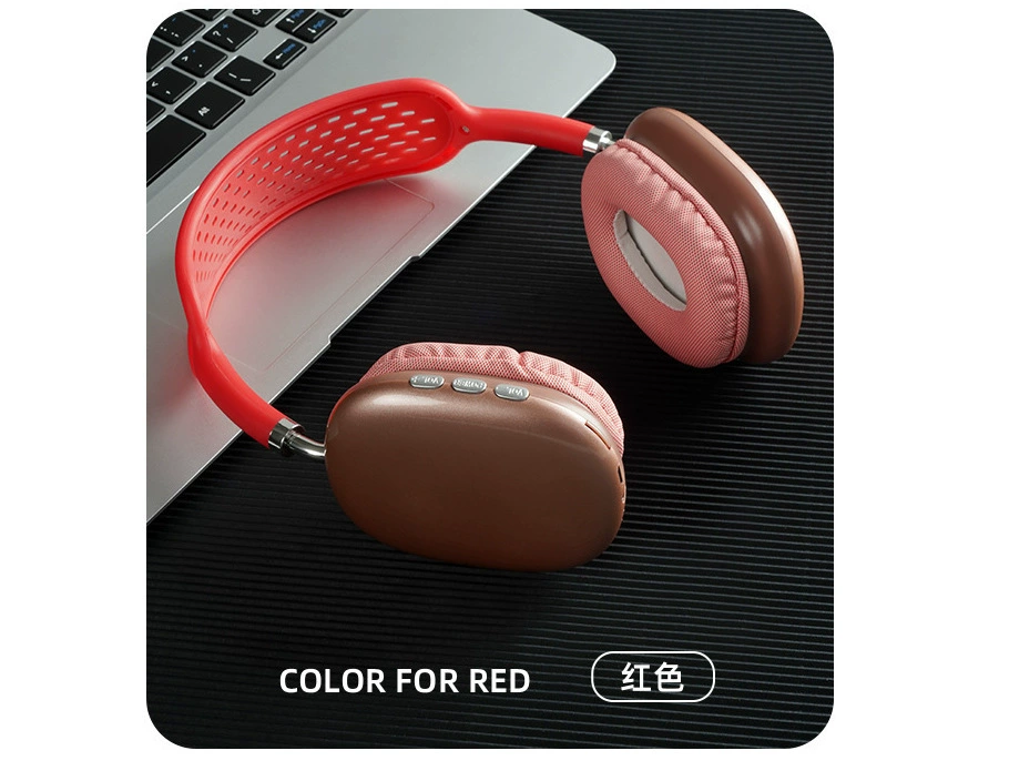 P9Max Wireless Bluetooth Headphones USB Charging Heavy Bass Sport Earphones Card Slot Neutral Brand