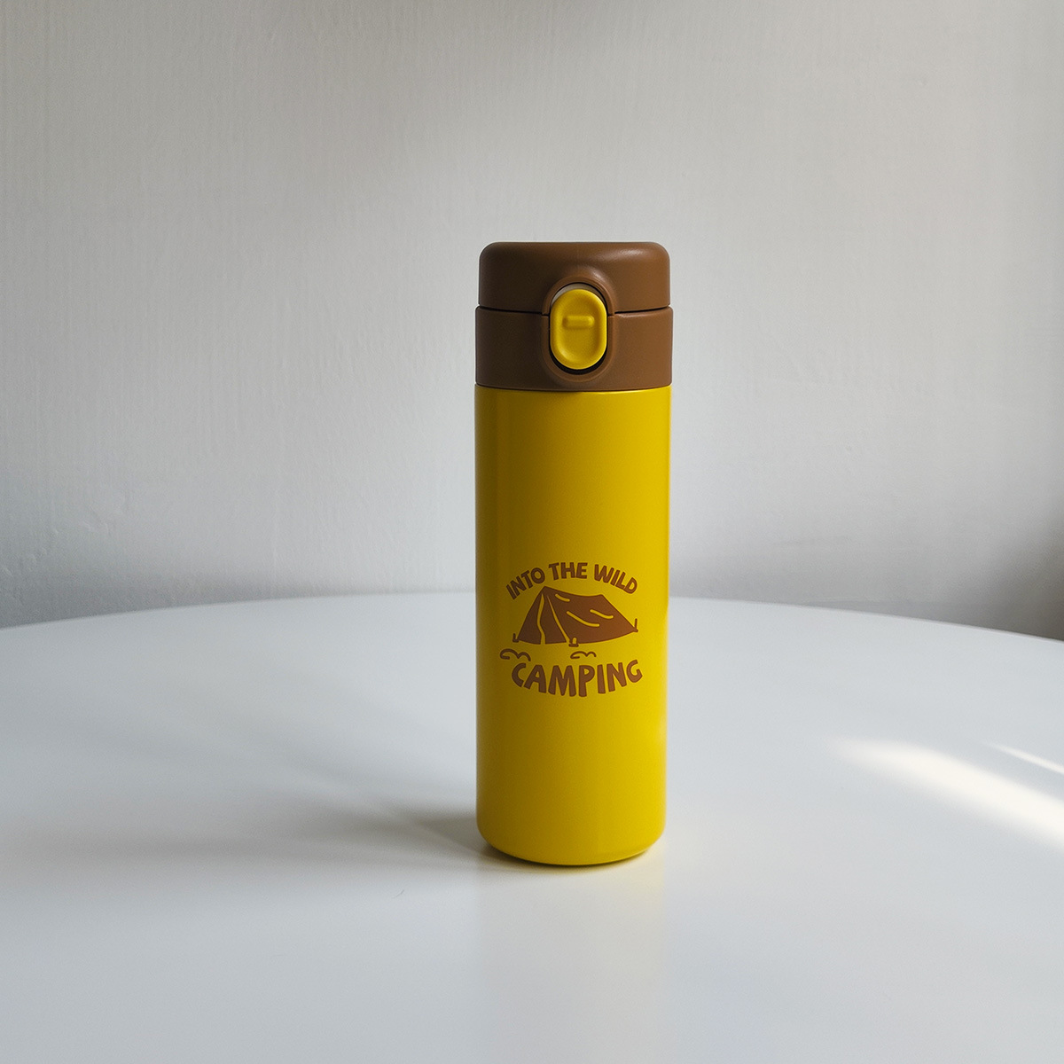 Mini 316 de acero inoxidable que acampa taza de vacío portátil para adultos al aire libre rebote taza de beber recta con cerradura de regalo