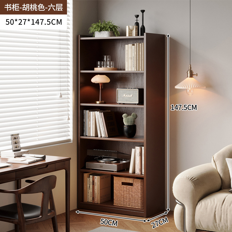 Estante de libros estante de piso contra la pared gabinete integrado gabinete pequeño lado gabinete de almacenamiento gabinete estrecho de almacenamiento gabinete de exhibición