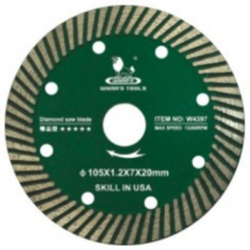 威力狮牌 金刚石圆切割片105 114云石片玻化砖陶瓷波纹型W4397