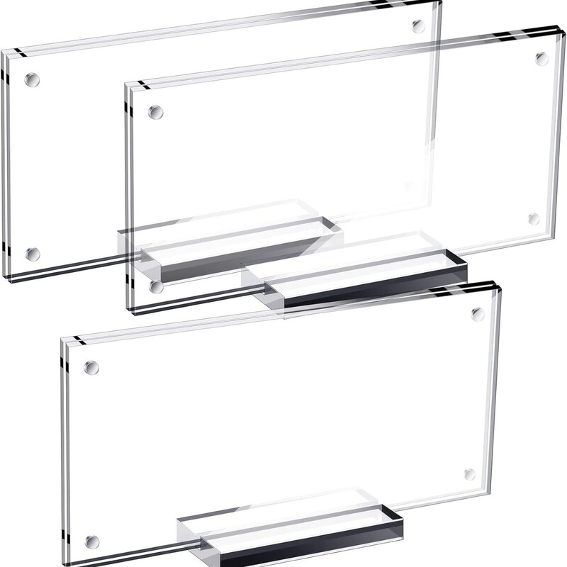 Clear Acrylic Dollar Bill Display Frame Household Banknotes Collection Holder Plexiglass Photo Frame with Base Clear Acrylic Dollar Bill Display Frame Household Banknotes Collection Holder Plexiglass Photo Frame with Base