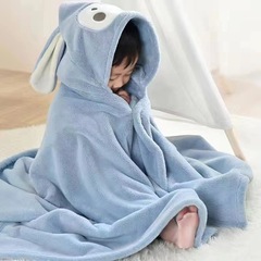 子供用バスタオル フード付きマント付き 毛が抜けない 幼児用 柔らかくて暖かいバスタオル 春秋冬