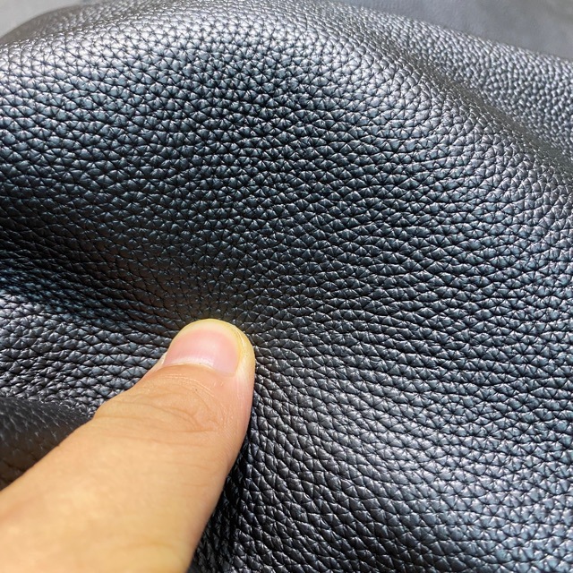 黑色荔枝纹牛皮小荔枝纹牛皮箱包皮料帽子togo荔枝纹头层牛皮