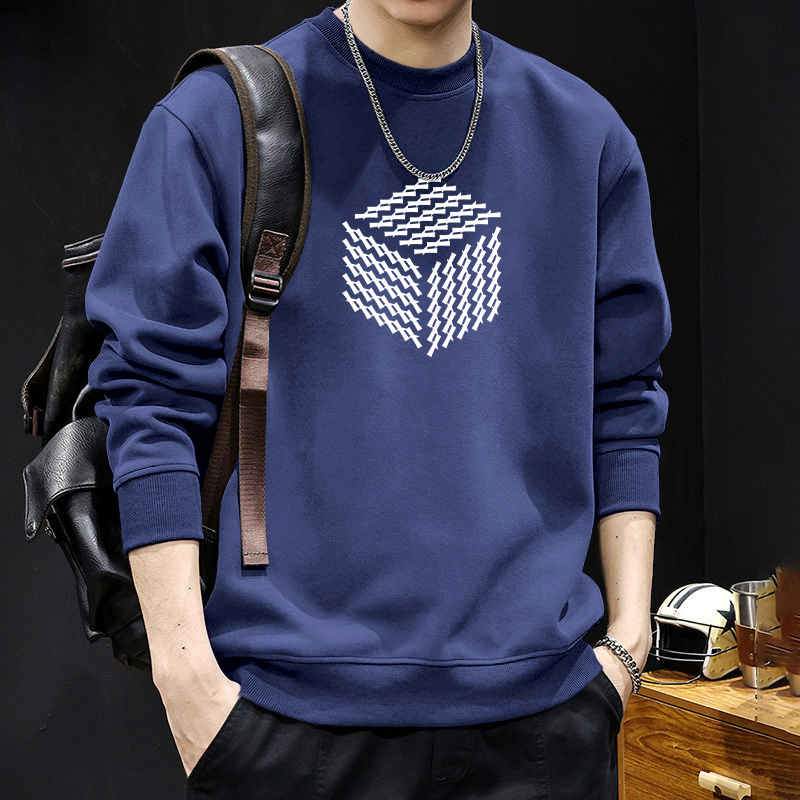 Hong Kong estilo japonés ocio 420g pesado chaqueta de cuello redondo hombre primavera y otoño estilo americano suelto y versátil chaqueta de pareja de estudiantes