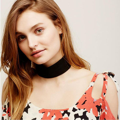 Fashion Solid Color Alloy Handmade Womenu0027S Choker 1 Piece