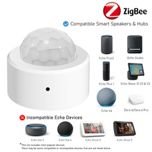 Zigbee PIR传感器人体存在探测器支持Home Assistant, Alexa Echo