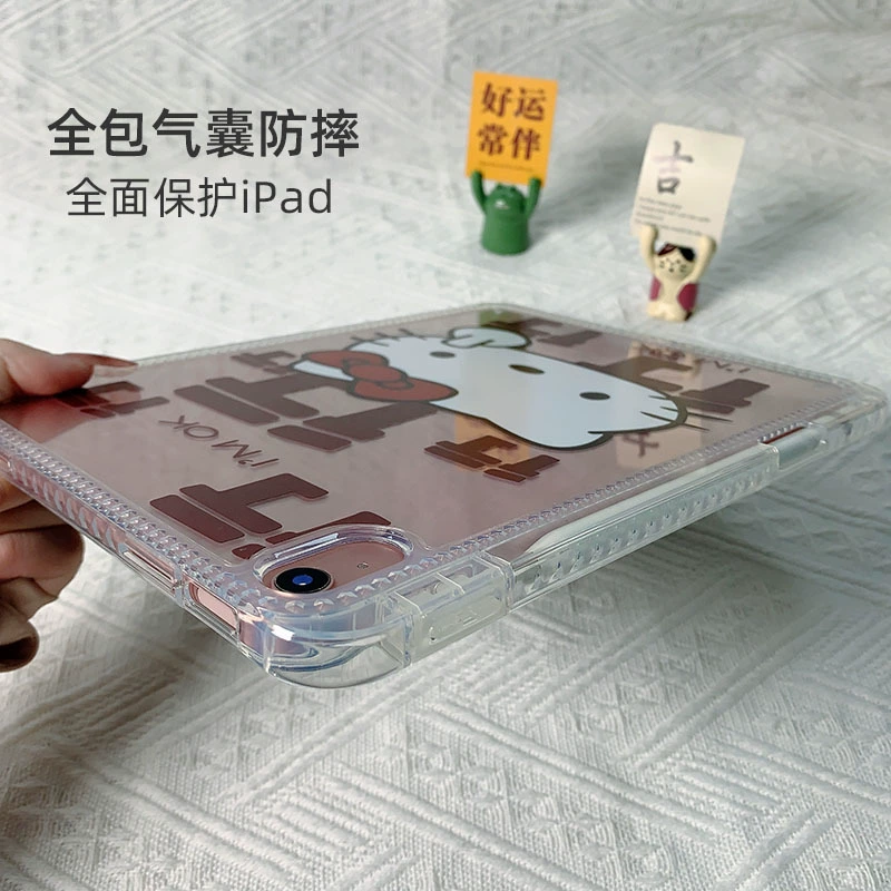 Защитная крышка для планшета iPad 10.2 / Air 10.9 / Pro 11 из акрила, прозрачные печатные дизайны