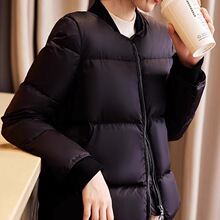 白鹅绒棒球服 羽绒服短款女装2026新款加厚外套休闲气质减龄冬季