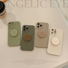 复古简约iPhone16苹果手机壳15pro max支架13高级14适用11莫兰迪X