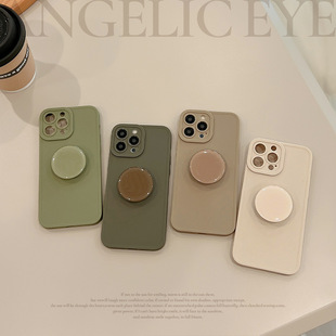 Retro Simple Iphone16 Apple Mobile Phone Case 15Pro Max Stand 13 Classy 14 Suitable for 11 Morandi X