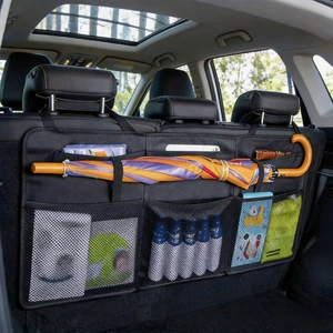 Oxford cloth car seat back organizer, car seat back storage bag, car storage bag