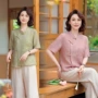 妈妈新款夏季重工小衫