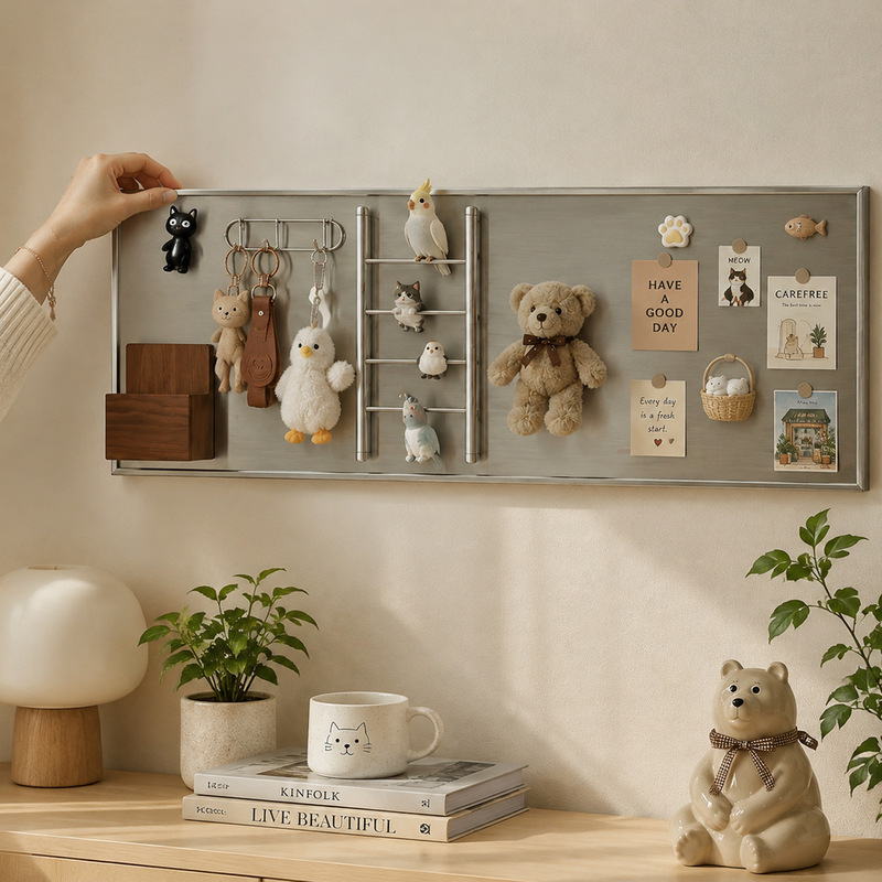 DIY Magnetic Stainless Steel Decorative Painting for New Home Decor, Great Item for Covering Electric Meter Box, Hanging Painting for Living Room and Entryway