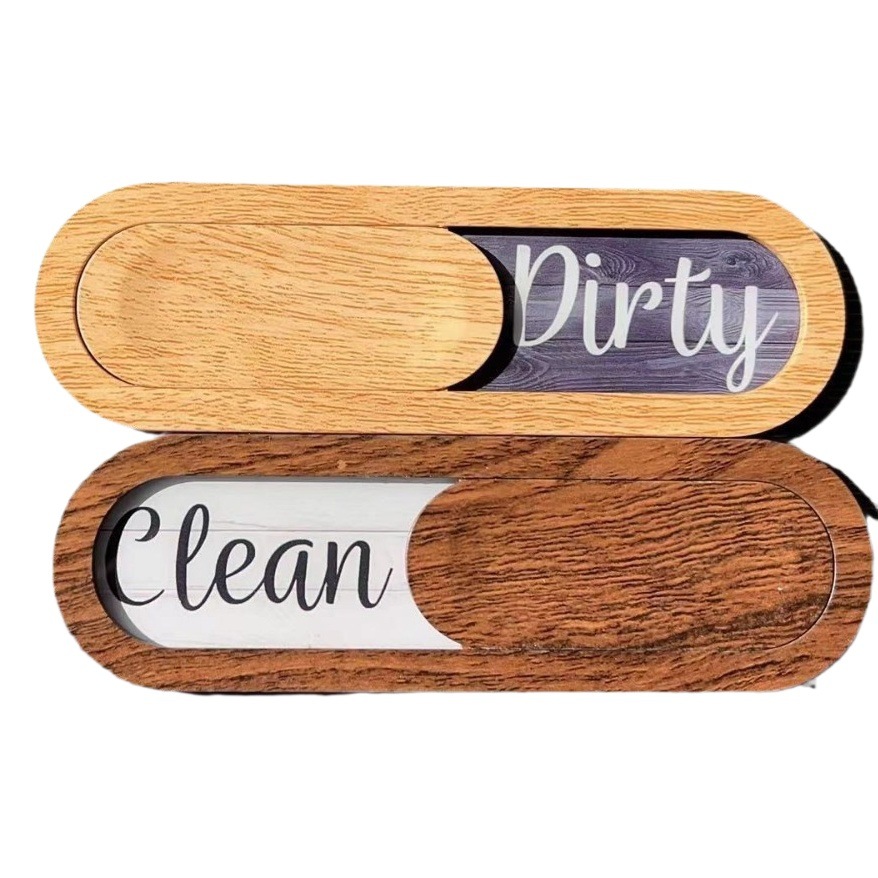 Nuevo Amazon lavavajillas etiqueta magnética refrigerador etiqueta al por mayor acrílico magnético lavavajillas logo signo