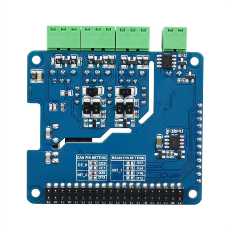 Модуль изоляции RS485 для Raspberry Pi (Weixue), расширяемая плата: двойной RS485 + CAN, с встроенными цепями защиты