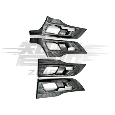 Car interior film – Door Bowl Carbon Fiber Pattern - tank-300-inner-door-bowl-decorative-frame-4-piece-set